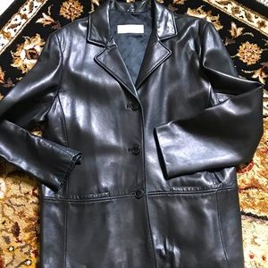 JONES NEW YORK LEATHER JACKET